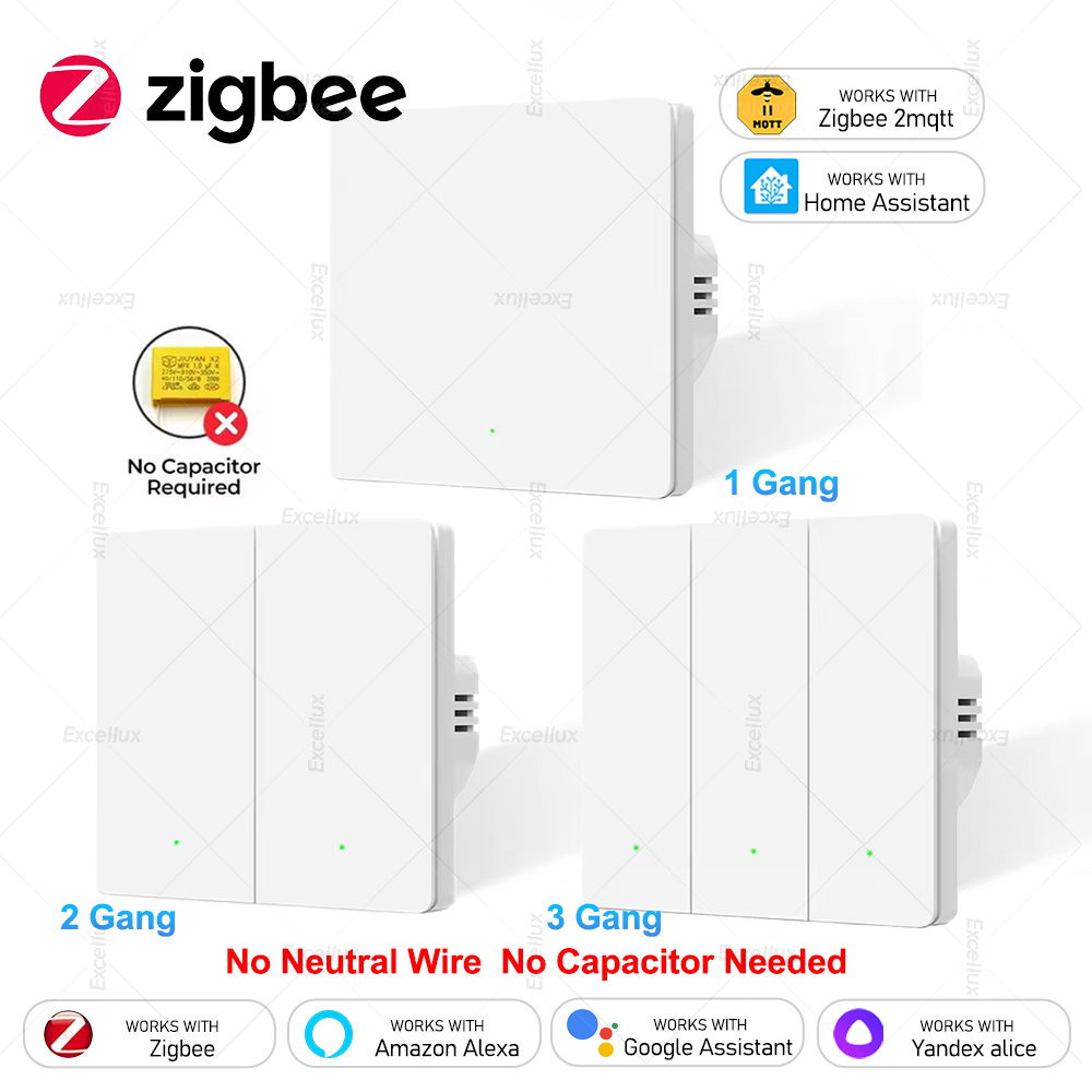 Home Improvement Outlet - ZigBee Smart Light Switch No Neutral