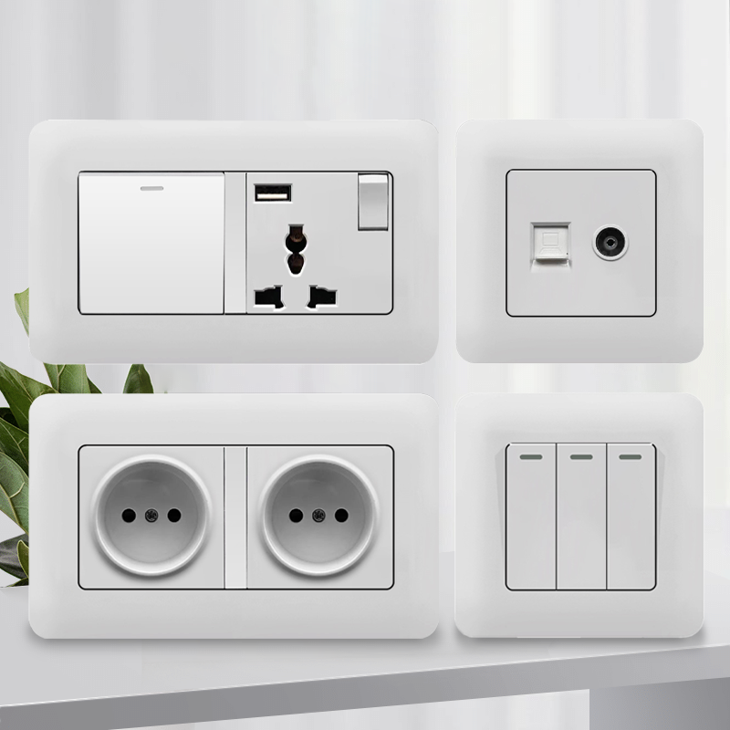 EU Russian White Wall Switch O - Home Improvement Outlet recension och pris