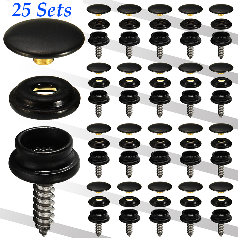 75pcs/set Snap Fastener Button - Home Improvement Retail recension och pris