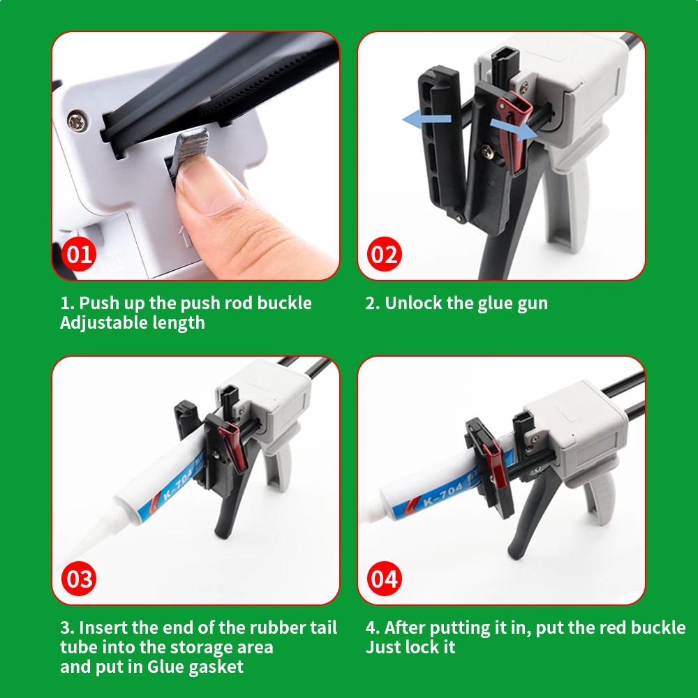 704 Silicone Manual Toothpaste - Caulking Gun Dispensing recension och pris