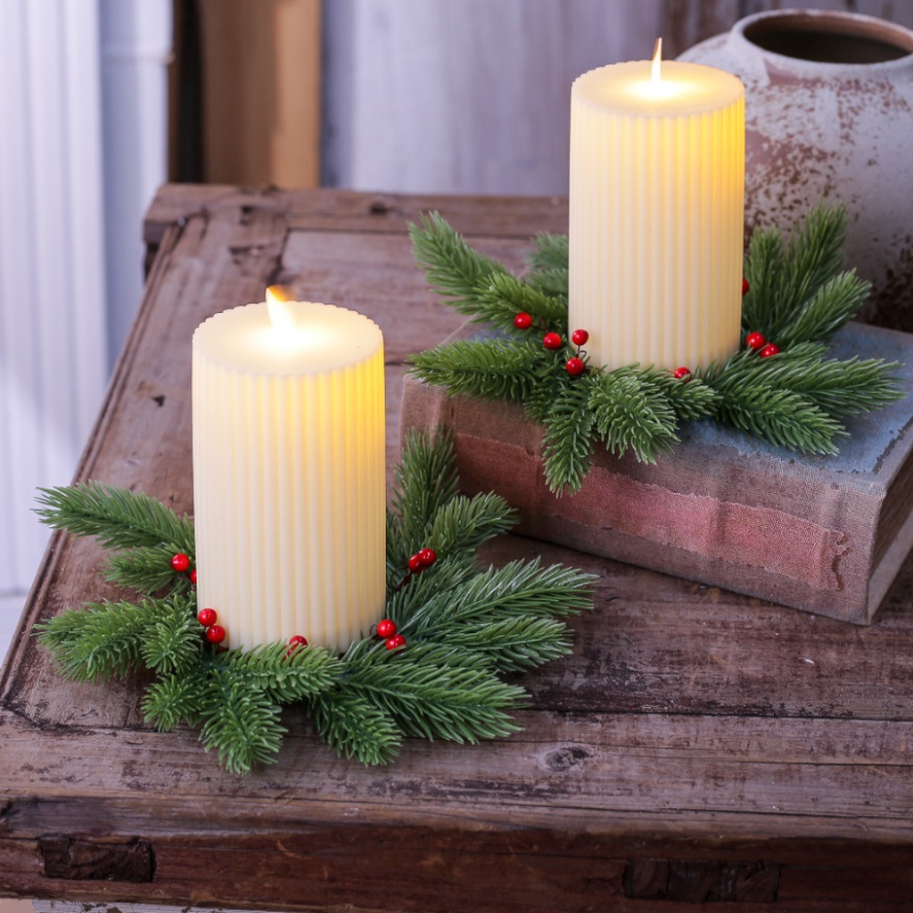 Red Berry Candle Wreath Natura - Home Improvement Store recension och pris