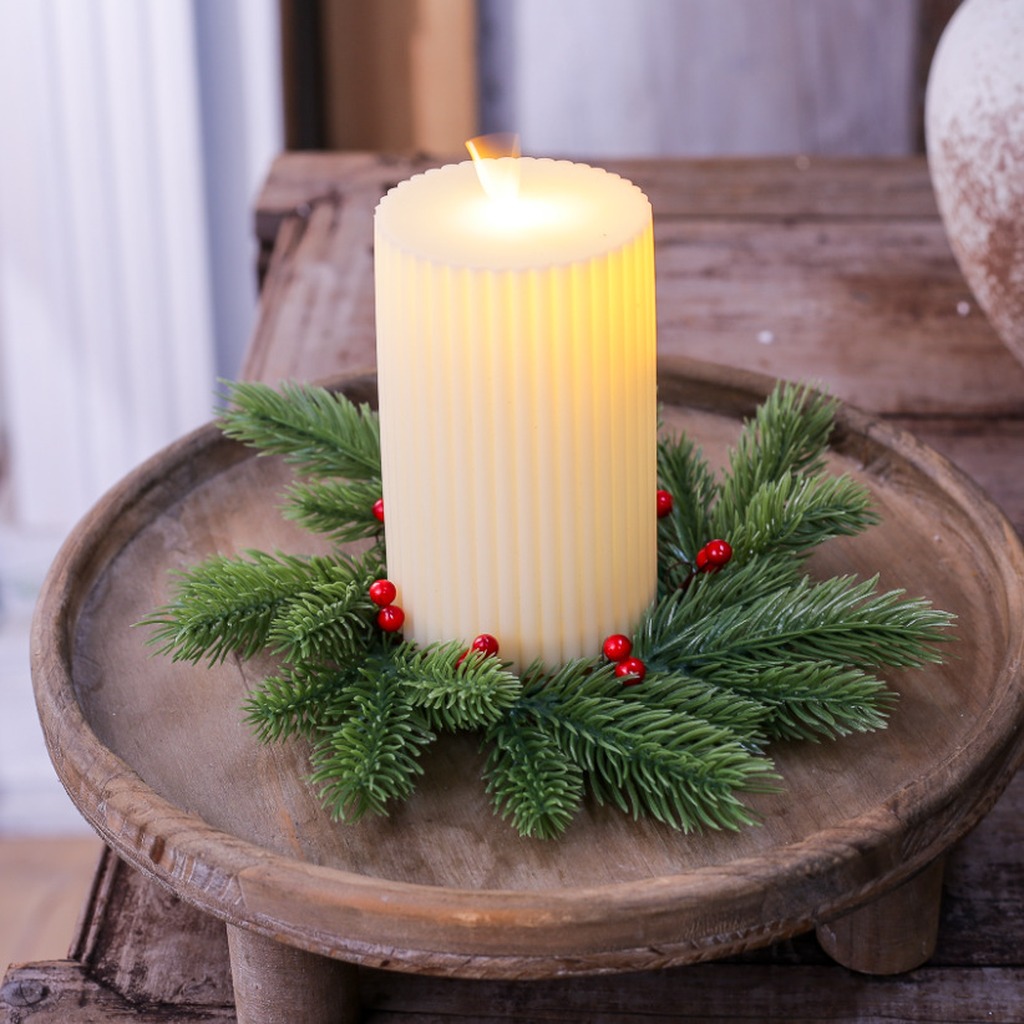 Red Berry Candle Wreath Natura - Home Improvement Store recension och pris