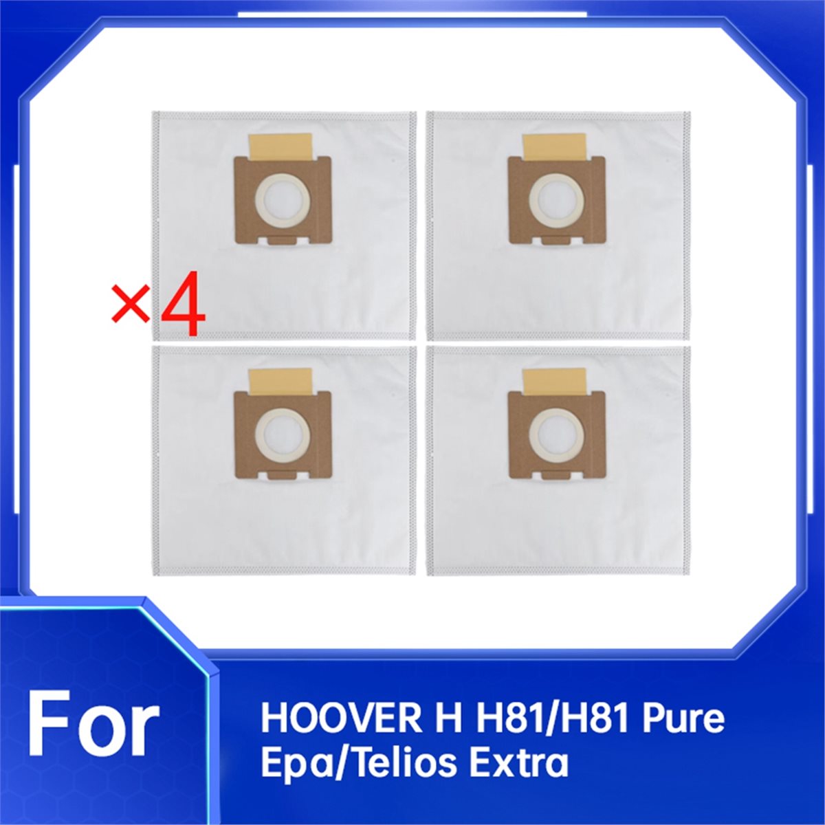 (ABJZ) 4Pcs Dust Bag for HOOVE - Home Improvement Materials recension och pris