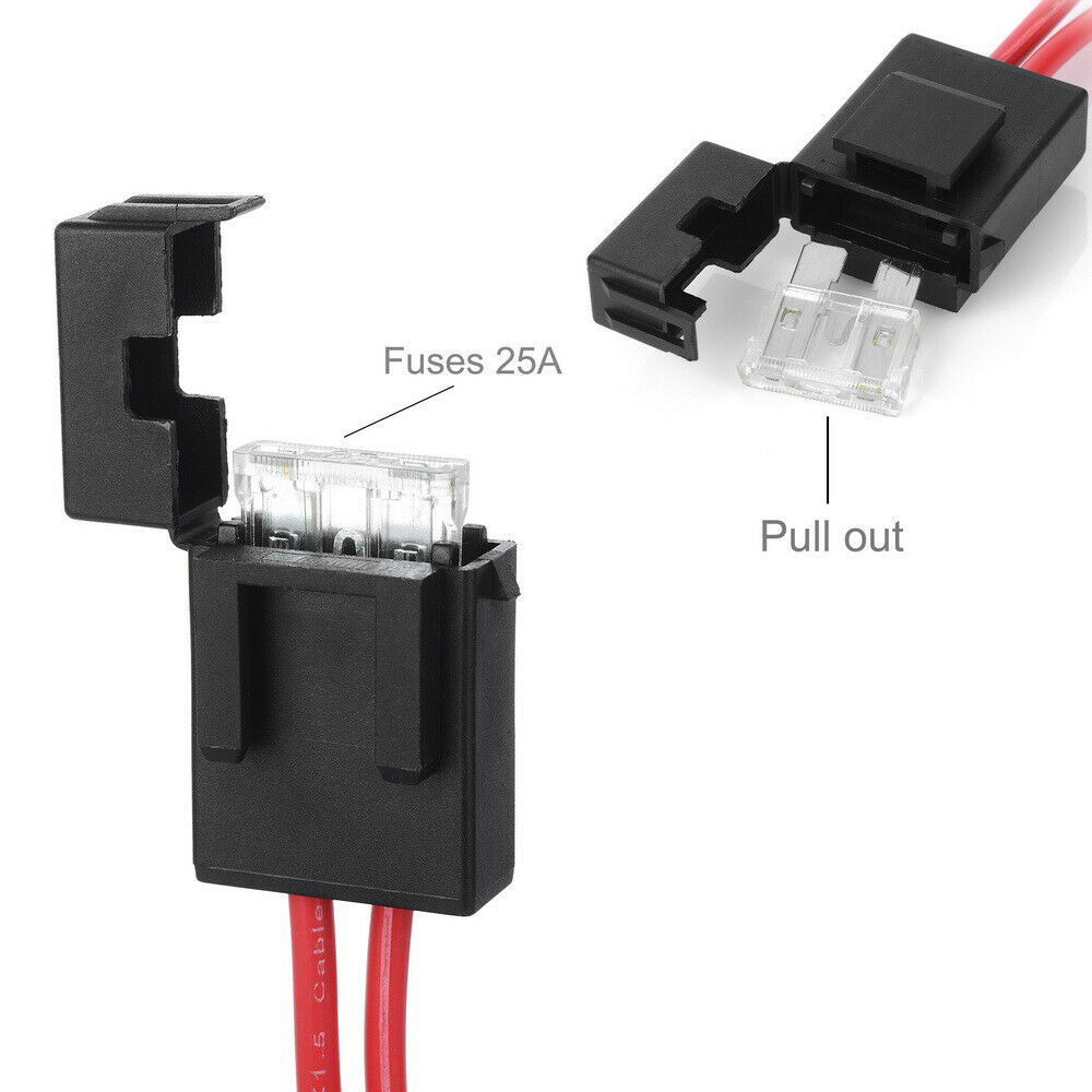 12V/ 24V Car Cigarette Lighter - Cable Staple Clip recension och pris