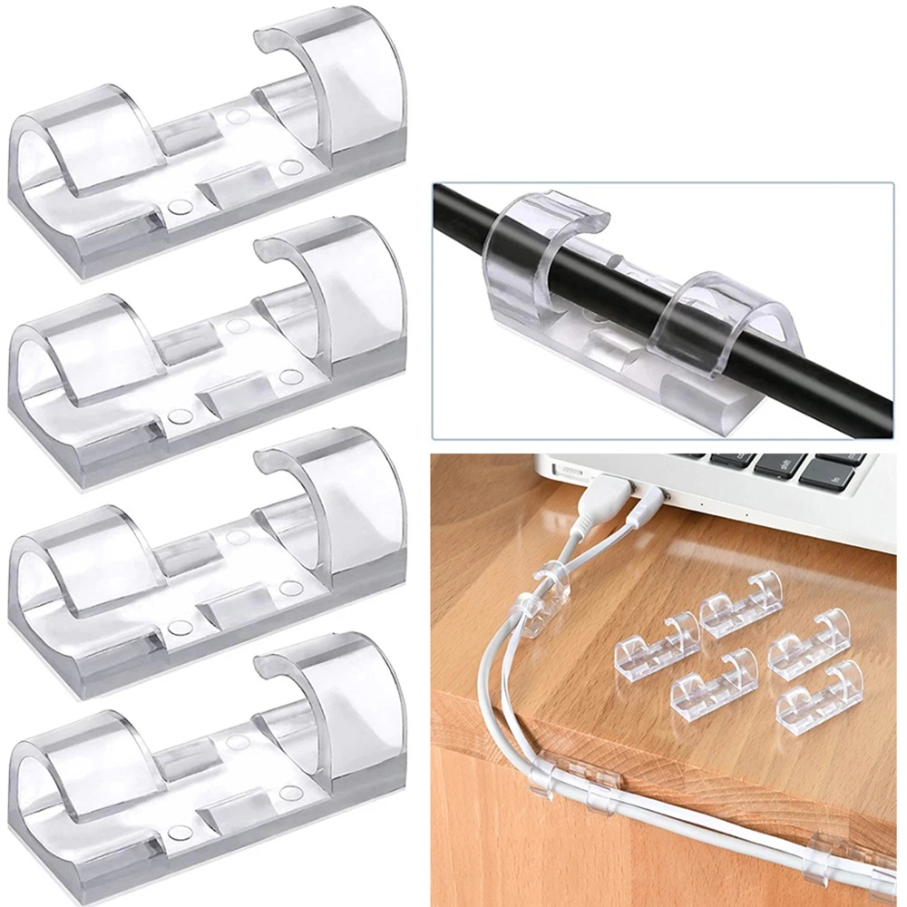 Self Adhesive Cable Management - Cable Staple Clip recension och pris