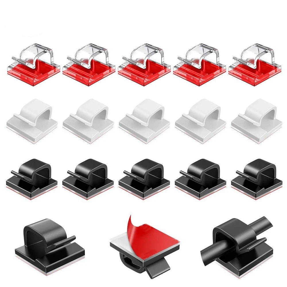 50PCS Self-Adhesive Car Cable  - Cable Staple Clip recension och pris